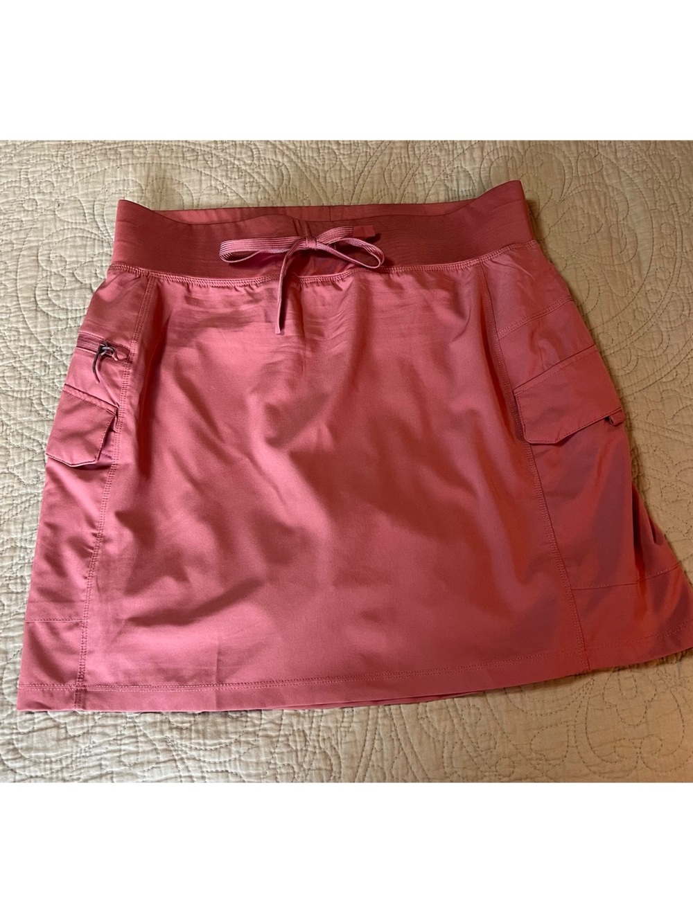 Gerry Weber Drawstring Coral Mini Skirt with Cargo Pockets